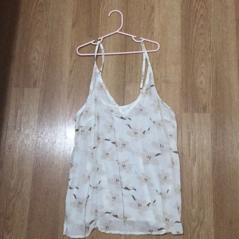 Washed aloha top size small